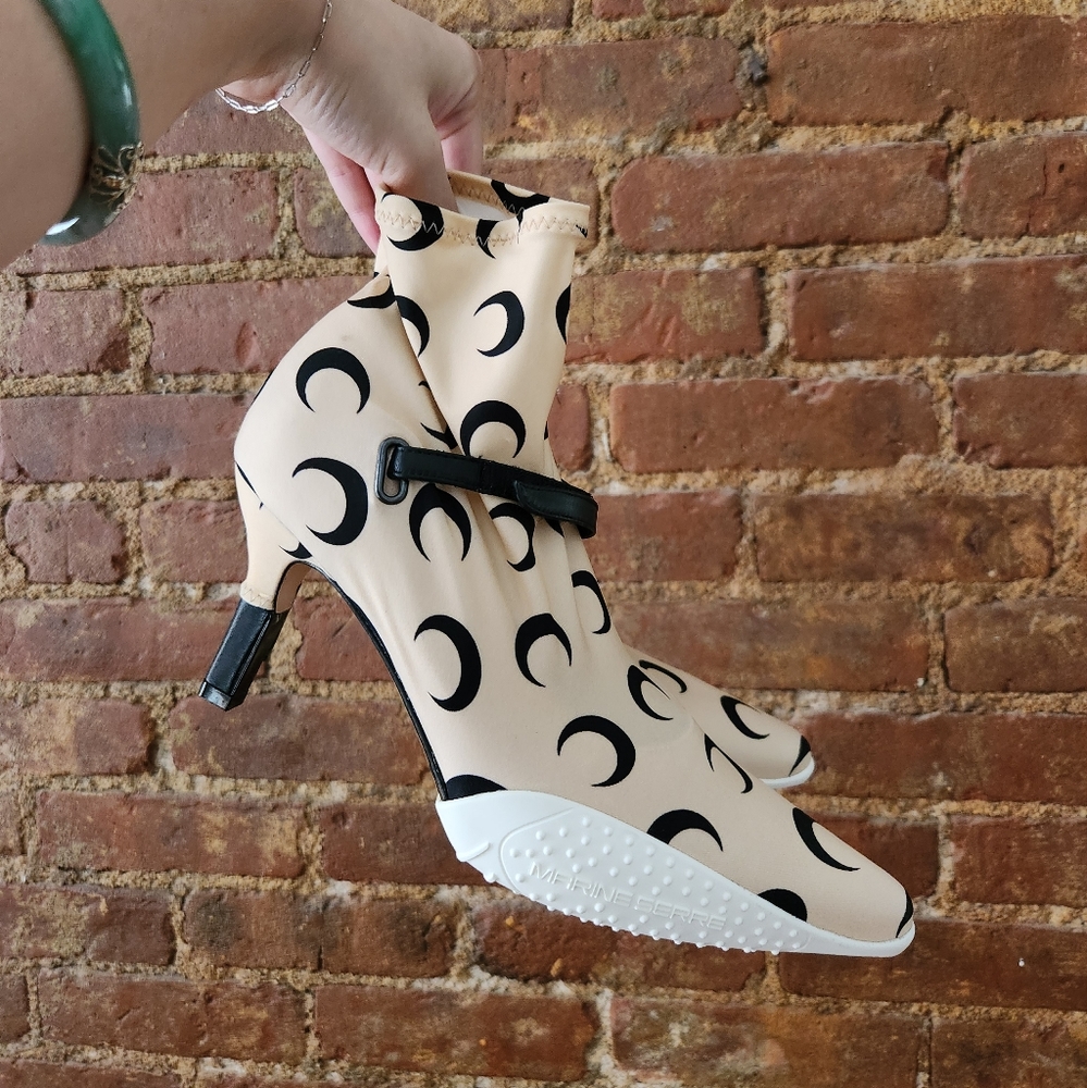 Marine Serre sock boots